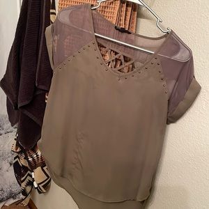 Olive blouse